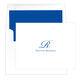 Elegant Script Initial Folded Note Cards - Raised Ink Image 3 of 3
